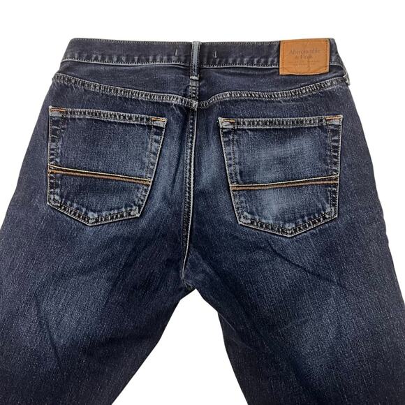 Abercrombie & Fitch | Men’s 32 x 36 Slim Straight Jeans, Dark Wash | Y2K 2000’s - Picture 10 of 16